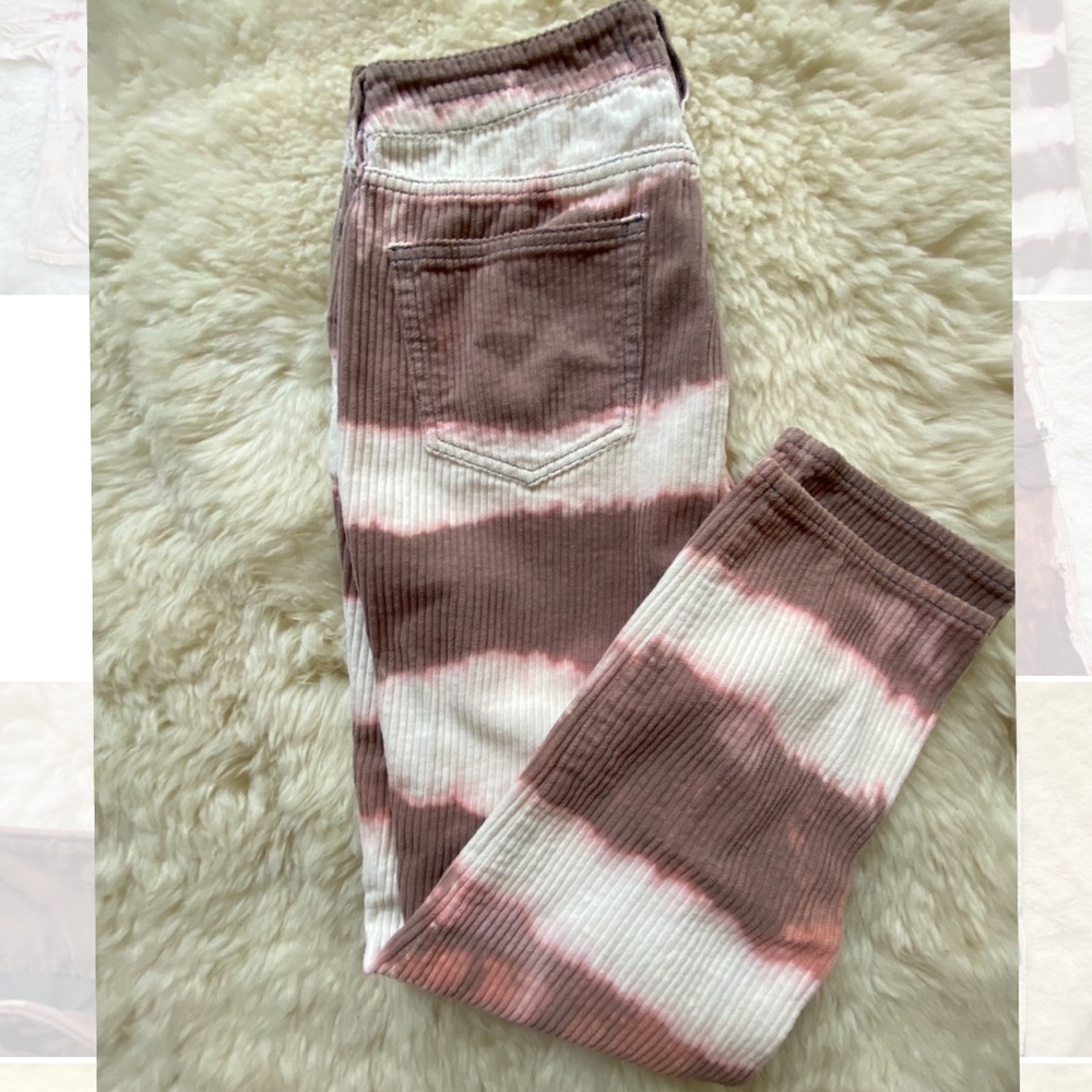 Bleach Patterned High-Waisted Pants - image 1